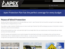 Tablet Screenshot of apexprotectionplan.com